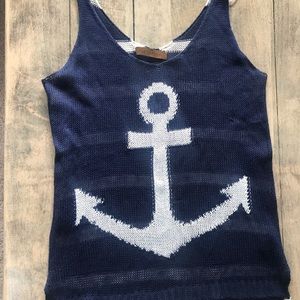 Knit Anchor Top